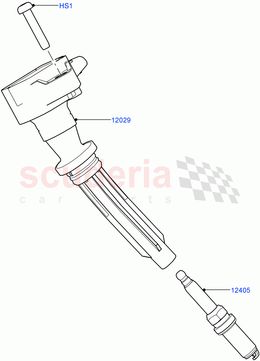 Ignition Coil And Wires/Spark Plugs (5.0L P AJ133 DOHC CDA S/C Enhanced) ((V) FROMKA000001) of Land Rover Land Rover Range Rover Velar (2017+) [5.0 OHC SGDI SC V8 Petrol]