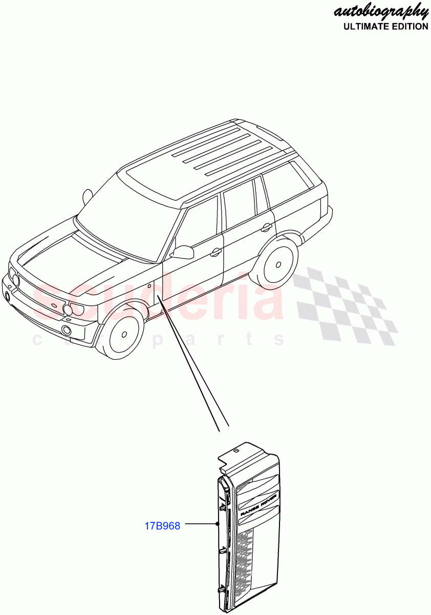 Dash Panel And Front Fenders (Autobiography Ultimate Edition) ((V) FROMBA344356) of Land Rover Land Rover Range Rover (2010-2012) [4.4 DOHC Diesel V8 DITC]