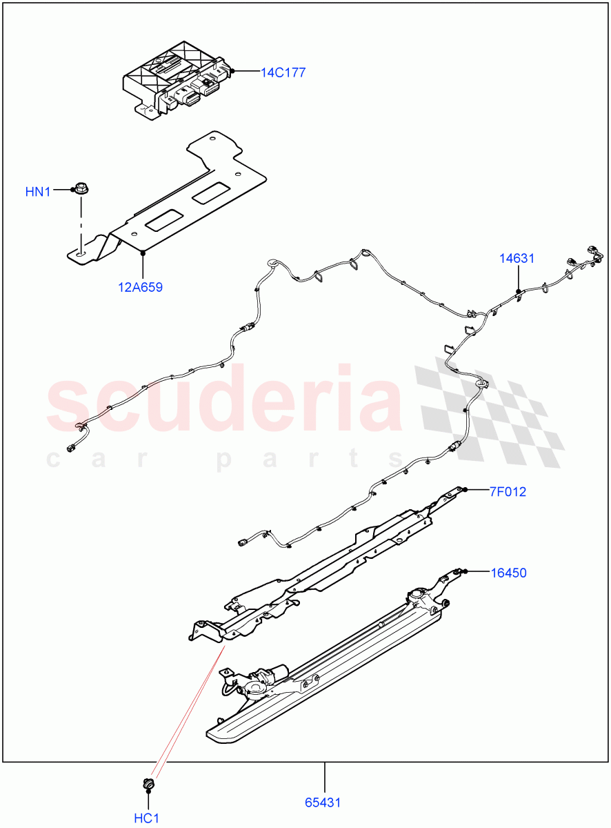 Accessory Pack (Deployable Steps) (Standard Wheelbase) of Land Rover Land Rover Defender (2020+) [2.0 Turbo Diesel]