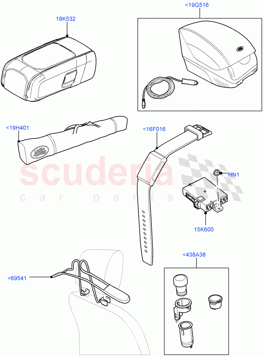 Touring Accessories of Land Rover Land Rover Defender (2020+) [5.0 OHC SGDI SC V8 Petrol]