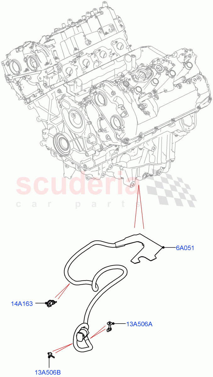 Engine Heater (Heater - Engine Oil) (4.4 V8 Turbo Petrol (NC10)) of Land Rover Land Rover Range Rover (2022+) [4.4 V8 Turbo Petrol NC10]