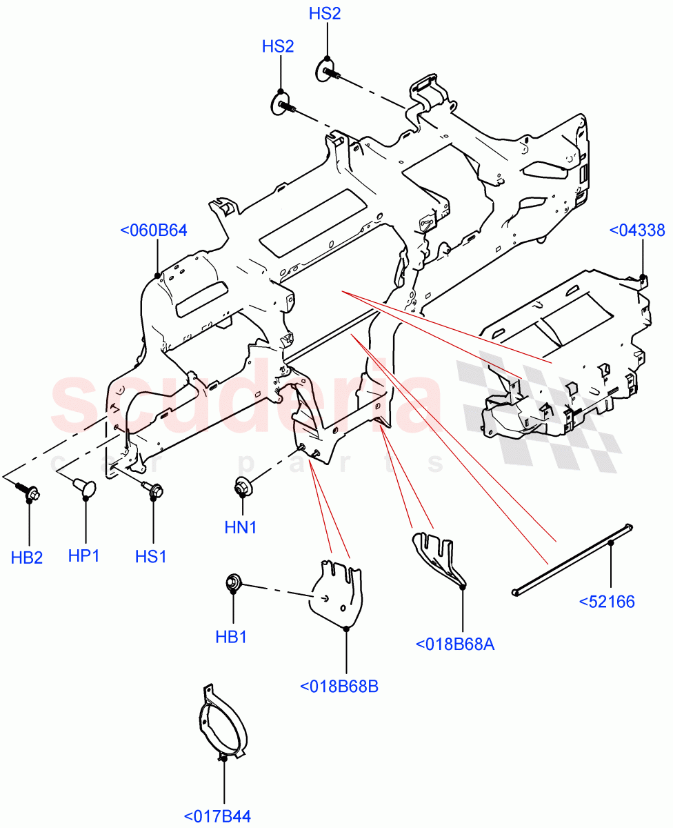 Instrument Panel (Internal Components) (Itatiaia (Brazil)) ((V) FROMLT000001) of Land Rover Land Rover Discovery Sport (2015+) [2.0 Turbo Petrol GTDI]