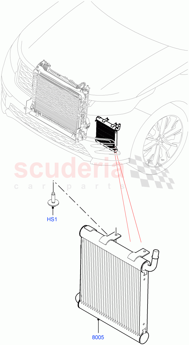 Radiator/Coolant Overflow Container (Auxiliary Unit) (3.0L AJ20D6 Diesel High) ((V) FROMMA000001) of Land Rover Land Rover Range Rover Velar (2017+) [3.0 I6 Turbo Diesel AJ20D6]