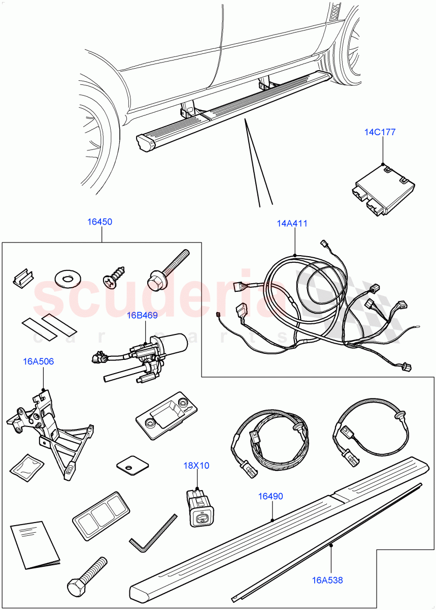 Lower Body Guards And Shields (Accessory) (With Power Deployable Running Board) ((V) FROMAA000001) of Land Rover Land Rover Range Rover (2010-2012) [4.4 DOHC Diesel V8 DITC]