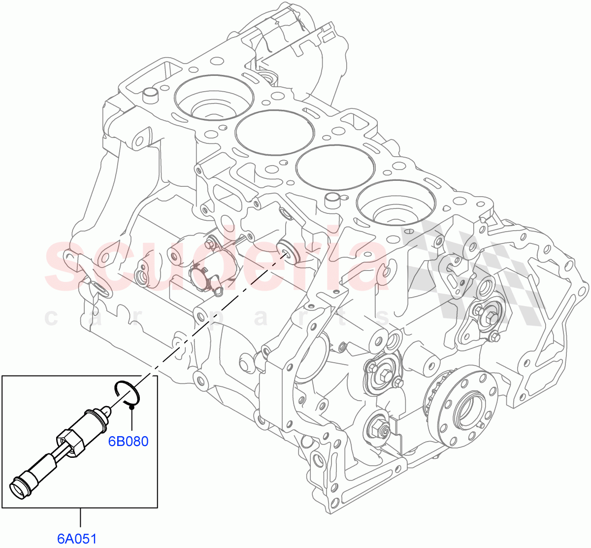 Engine Heater (2.0L I4 DSL MID DOHC AJ200, Itatiaia (Brazil), 2.0L I4 DSL HIGH DOHC AJ200) ((V) FROMGT000001) of Land Rover Land Rover Range Rover Evoque (2012-2018) [2.0 Turbo Diesel]