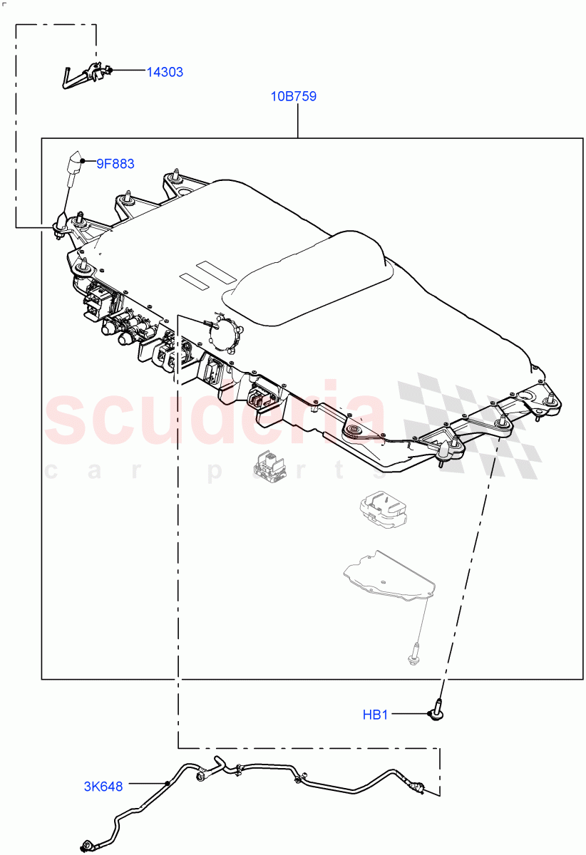 Hybrid Electrical Modules (Traction Battery) (Itatiaia (Brazil), Electric Engine Battery-PHEV) of Land Rover Land Rover Range Rover Evoque (2019+) [2.0 Turbo Diesel]