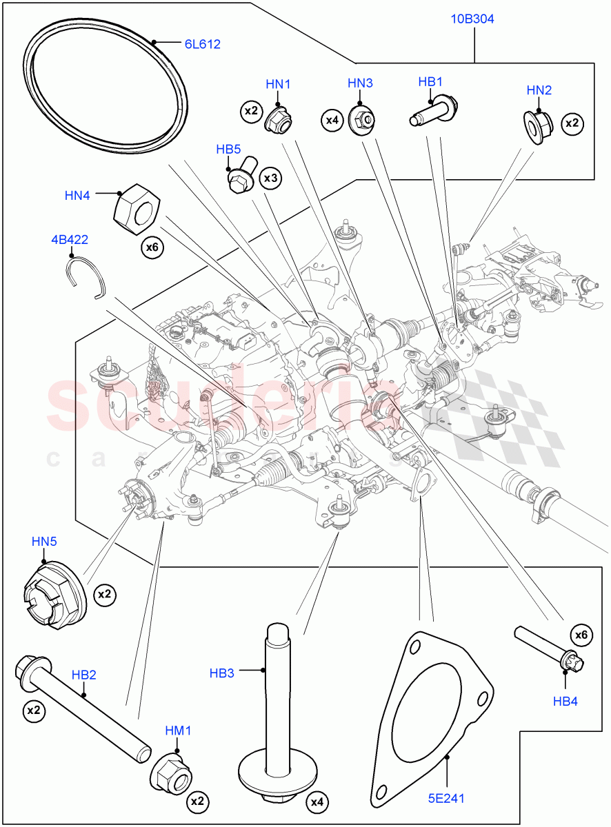 Transmission External Components (9 Speed Auto AWD, Changsu (China)) ((V) FROMEG000001) of Land Rover Land Rover Range Rover Evoque (2012-2018) [2.0 Turbo Diesel]