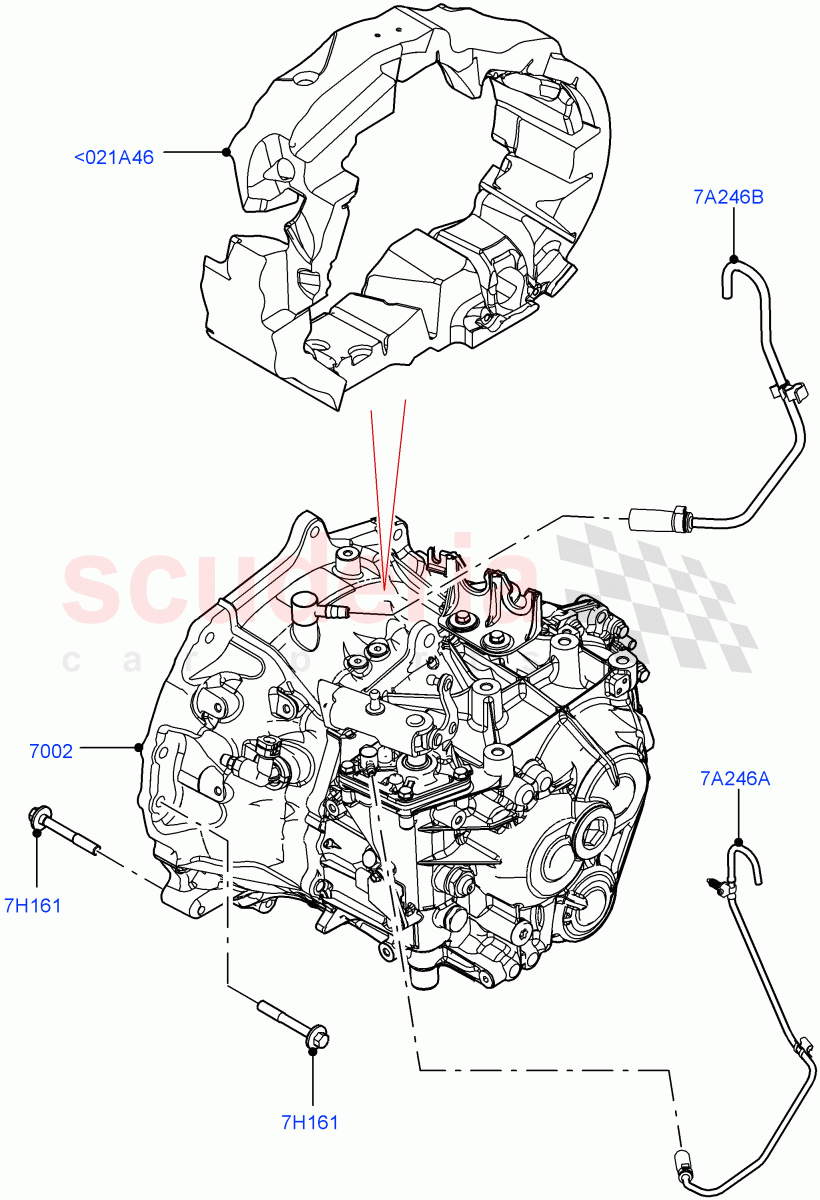 Manual Transaxle And Case (6 Speed Manual Trans BG6, Itatiaia (Brazil)) of Land Rover Land Rover Range Rover Evoque (2019+) [2.0 Turbo Diesel]