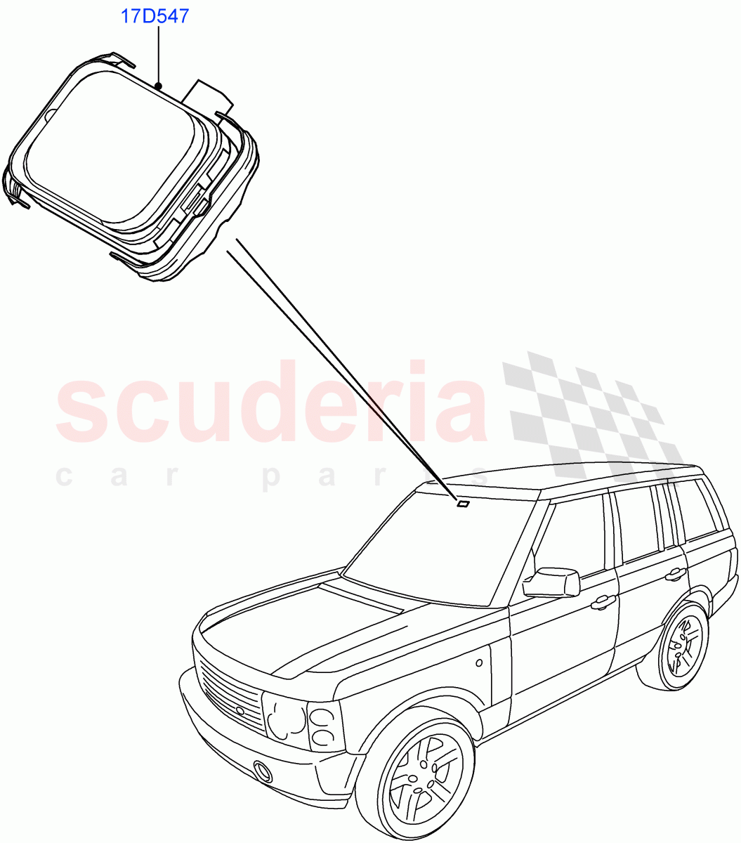 Windscreen Wiper (With Rain Sensor) (Less Armoured) ((V) FROMAA000001) of Land Rover Land Rover Range Rover (2010-2012) [4.4 DOHC Diesel V8 DITC]