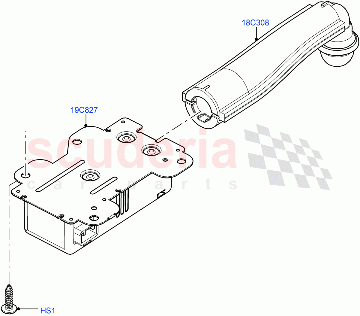 Heater/Air Cond.External Components (Ioniser, Facia) (Air Purge Inistin+Pthgn PM 2.5/C02, Air Purge Ionisation / PM2.5, Air Purge/Ionisation/PM2.5/CO2) of Land Rover Land Rover Range Rover (2022+) [4.4 V8 Turbo Petrol NC10]