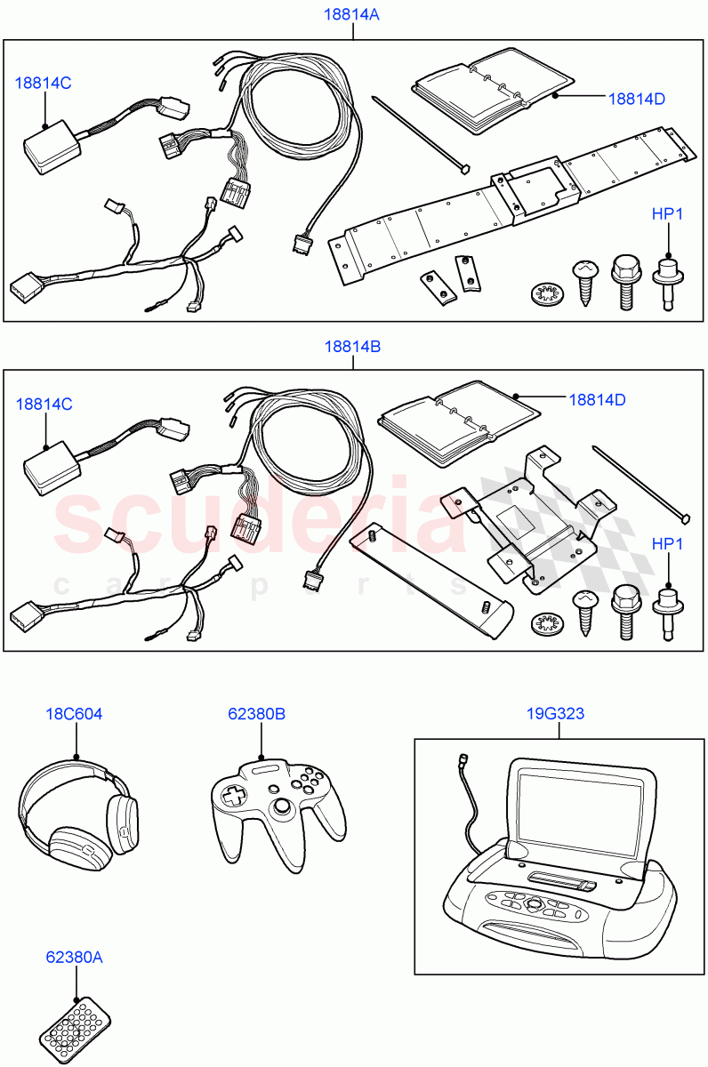 Accessory Entertainment Systems (Accessory) of Land Rover Land Rover Range Rover Sport (2005-2009) [4.2 Petrol V8 Supercharged]