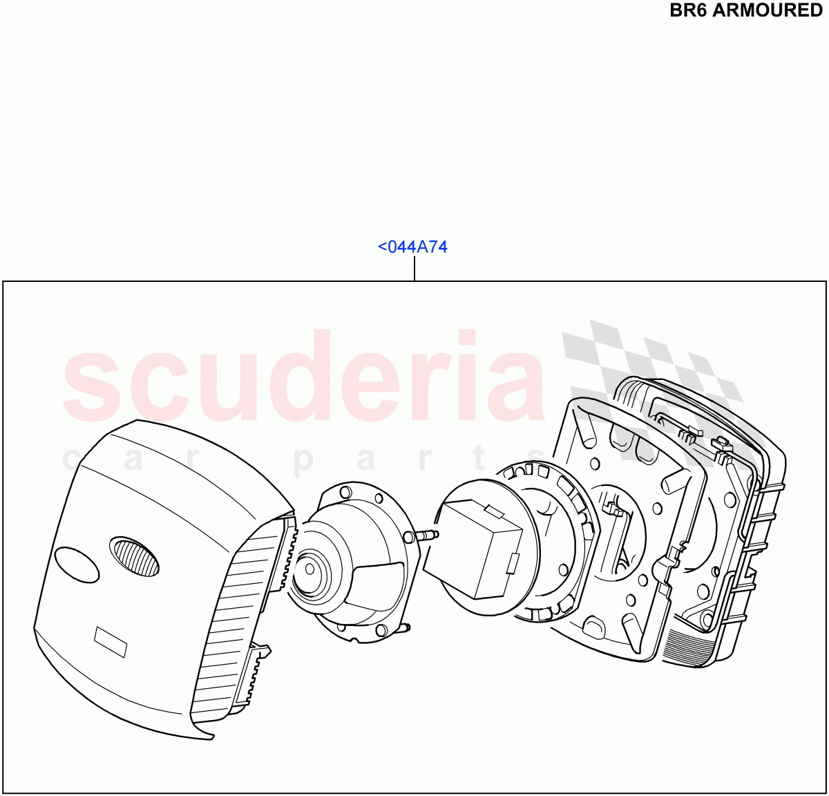 Airbag System (With B6 Level Armouring) ((V) FROMAA000001) of Land Rover Land Rover Discovery 4 (2010-2016) [5.0 OHC SGDI NA V8 Petrol]