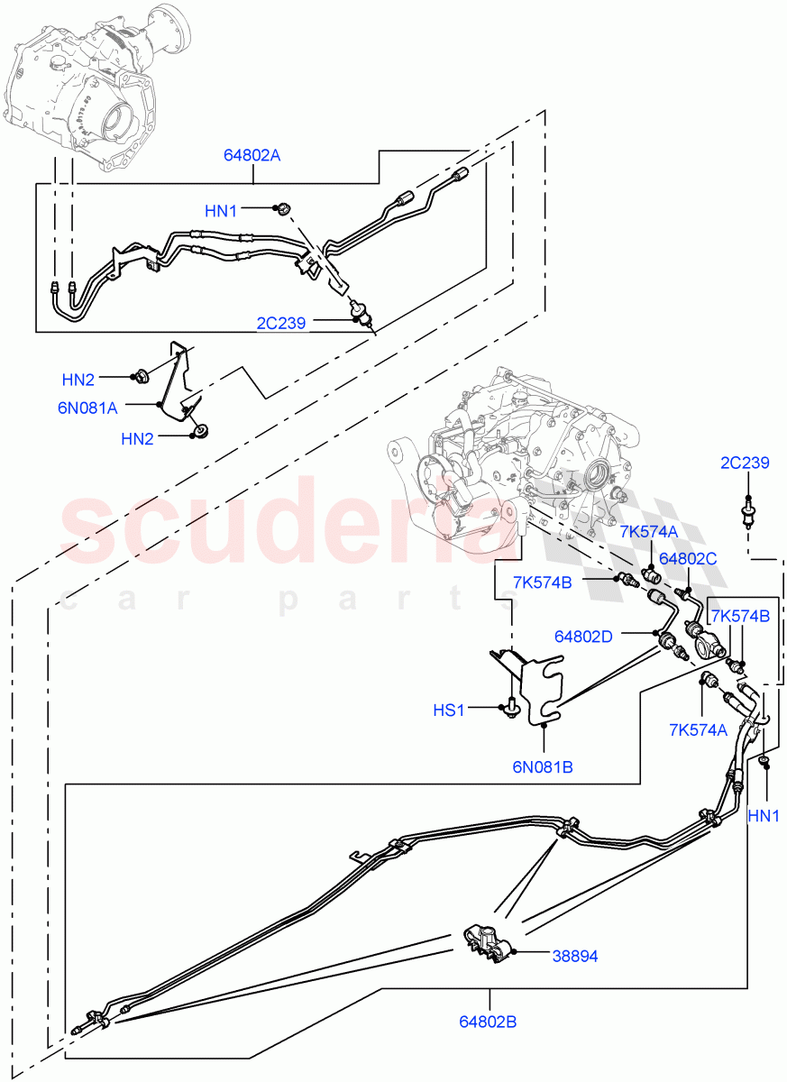 Active Driveline (Changsu (China), Dynamic Driveline) ((V) FROMEG000001) of Land Rover Land Rover Range Rover Evoque (2012-2018) [2.0 Turbo Petrol GTDI]