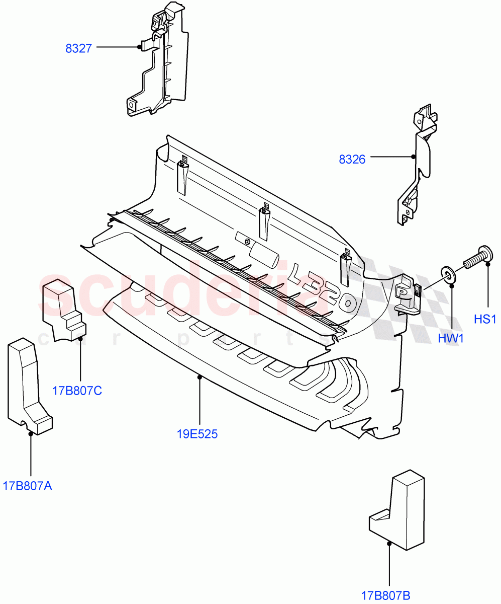 Air Deflectors ((V) TO9A999999) of Land Rover Land Rover Range Rover Sport (2005-2009) [4.2 Petrol V8 Supercharged]