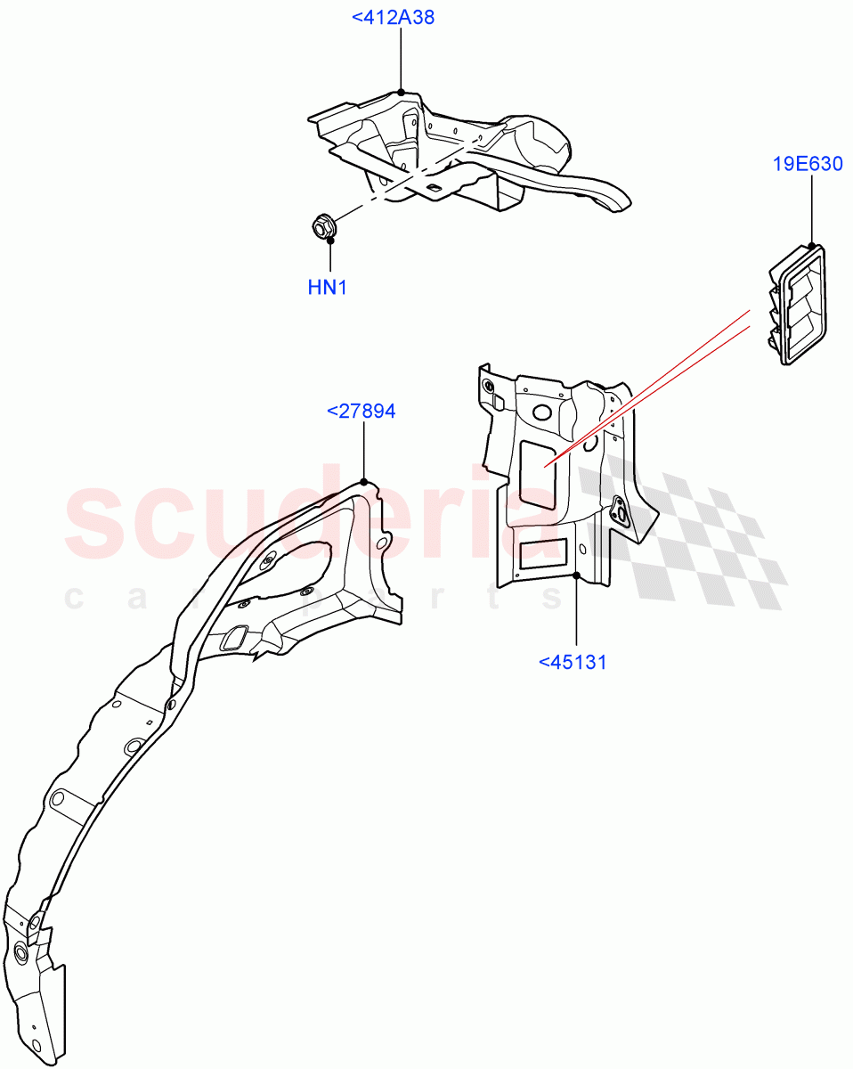 Side Panels - Outer (Cut Panels) (3 Door, Halewood (UK), 5 Door) of Land Rover Land Rover Range Rover Evoque (2012-2018) [2.0 Turbo Petrol GTDI]