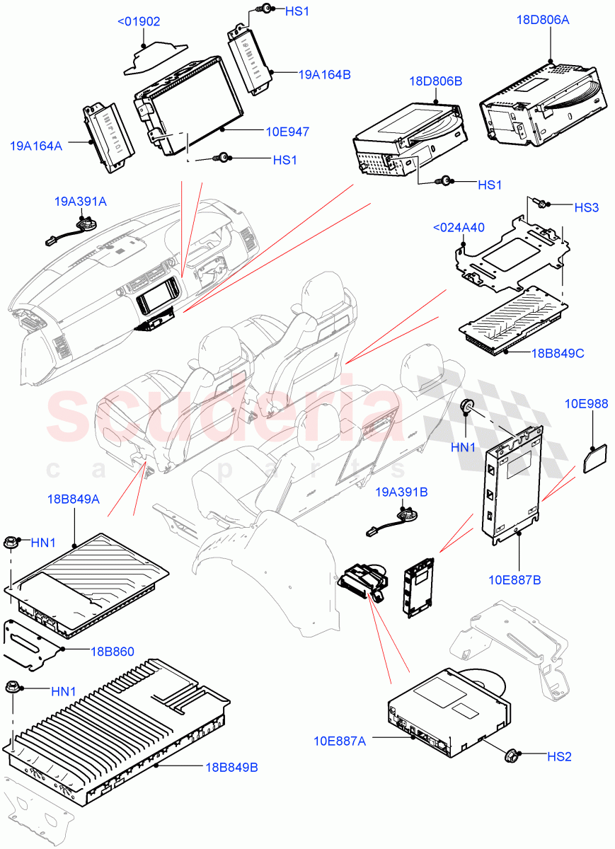 Audio Equipment - Original Fit ((V) TOHA999999) of Land Rover Land Rover Range Rover (2012-2021) [4.4 DOHC Diesel V8 DITC]
