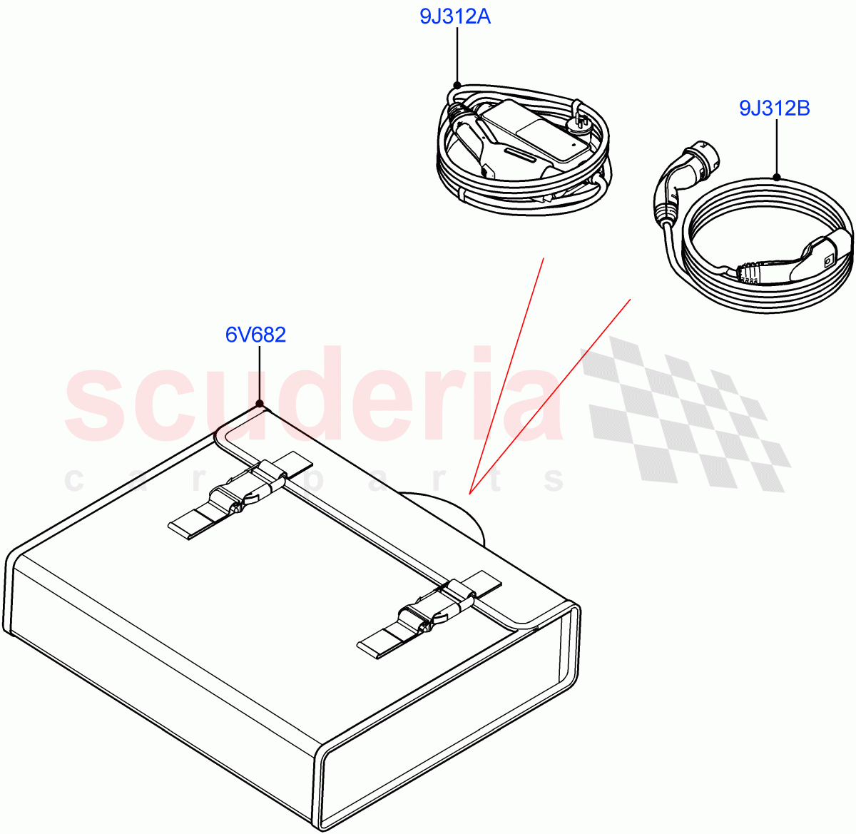 Tools (Charging Equipment) (Electric Engine Battery-PHEV) ((V) FROMM2000001) of Land Rover Land Rover Defender (2020+) [3.0 I6 Turbo Petrol AJ20P6]