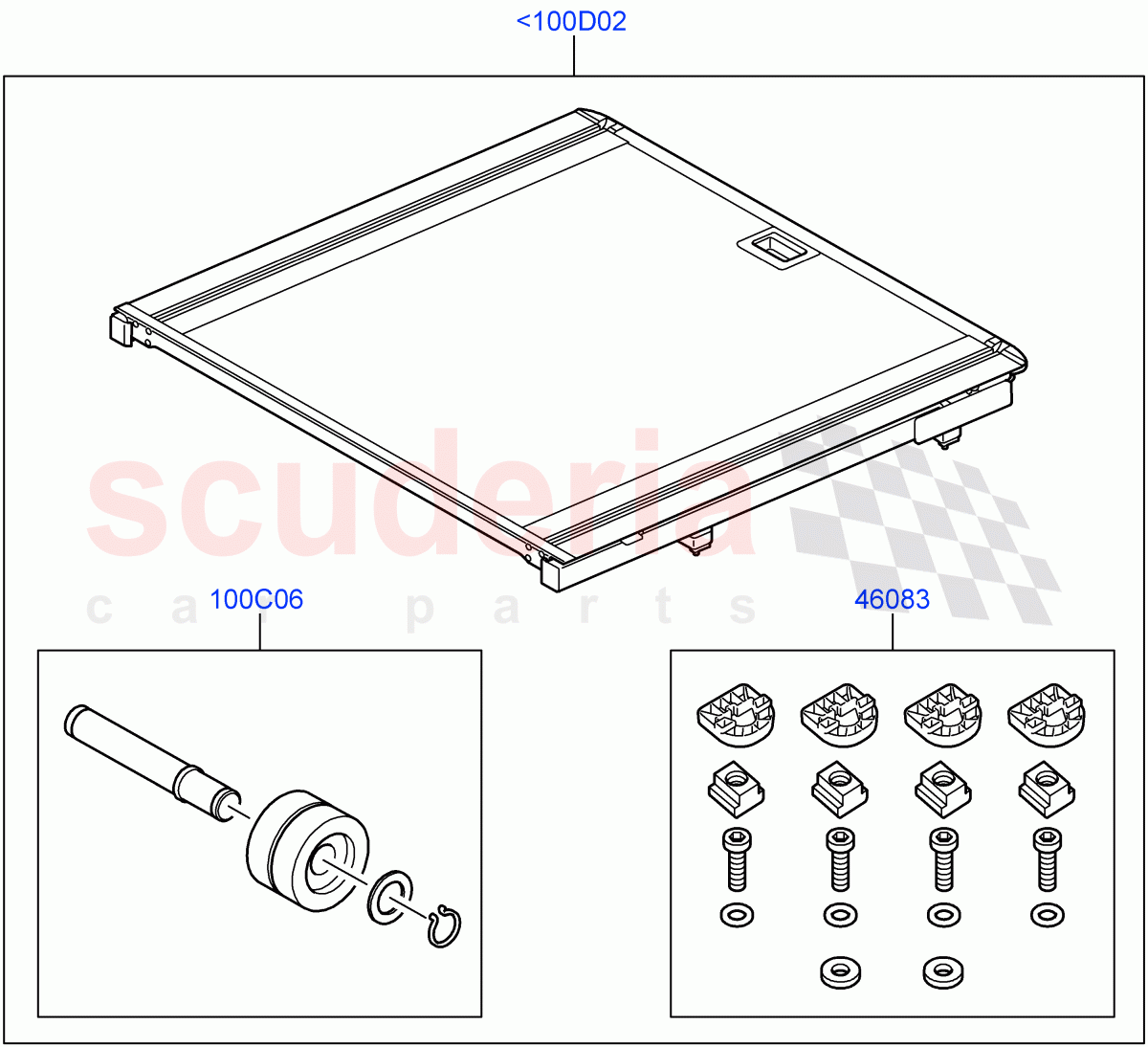 Interior Dress Up (Luggage Compartment, Accessory) ((V) FROMAA000001) of Land Rover Land Rover Discovery 4 (2010-2016) [3.0 Diesel 24V DOHC TC]