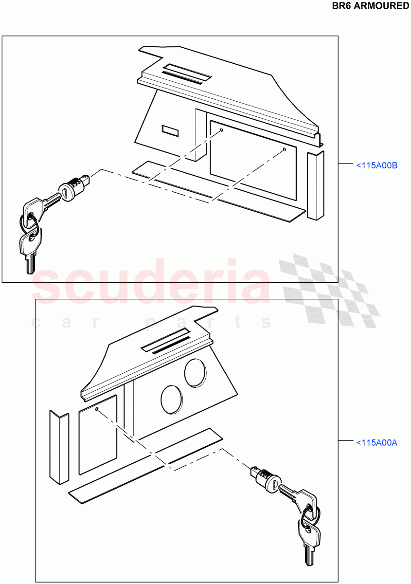 Side Trim (Luggage Compartment) (With B6 Level Armouring) ((V) FROMAA000001) of Land Rover Land Rover Range Rover (2010-2012) [5.0 OHC SGDI SC V8 Petrol]