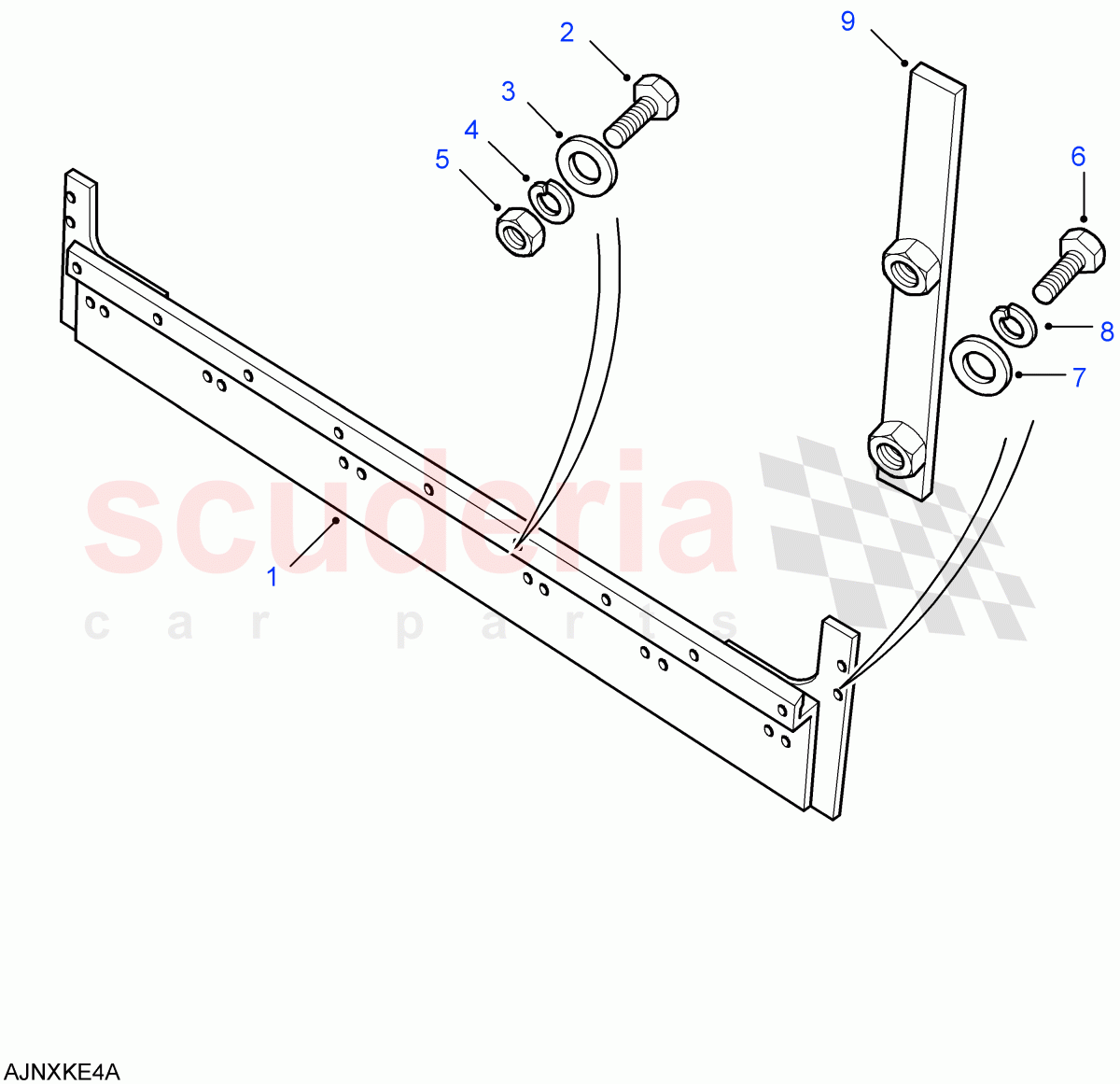 Rear Body Lower - Toe Panel (110" And 130" Wheelbase) ((V) FROM7A000001) of Land Rover Land Rover Defender (2007-2016)