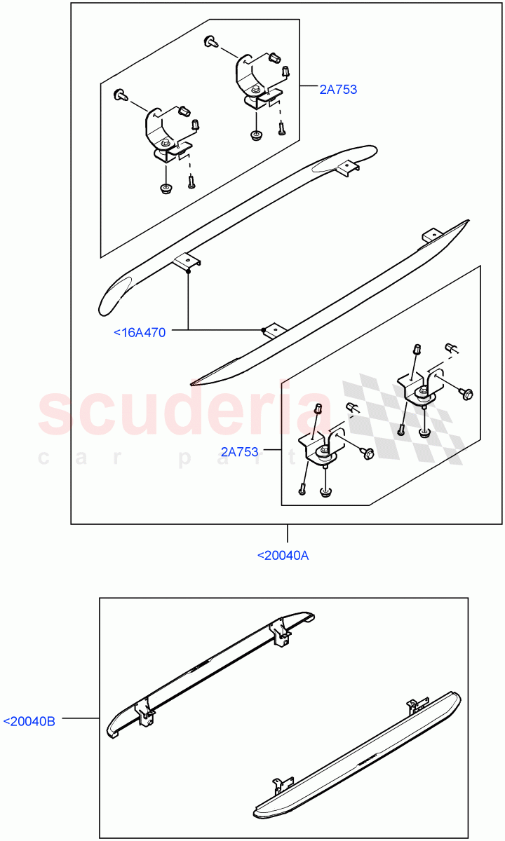 Side Steps And Tubes (Accessory) (Halewood (UK), Itatiaia (Brazil)) of Land Rover Land Rover Range Rover Evoque (2012-2018) [2.2 Single Turbo Diesel]