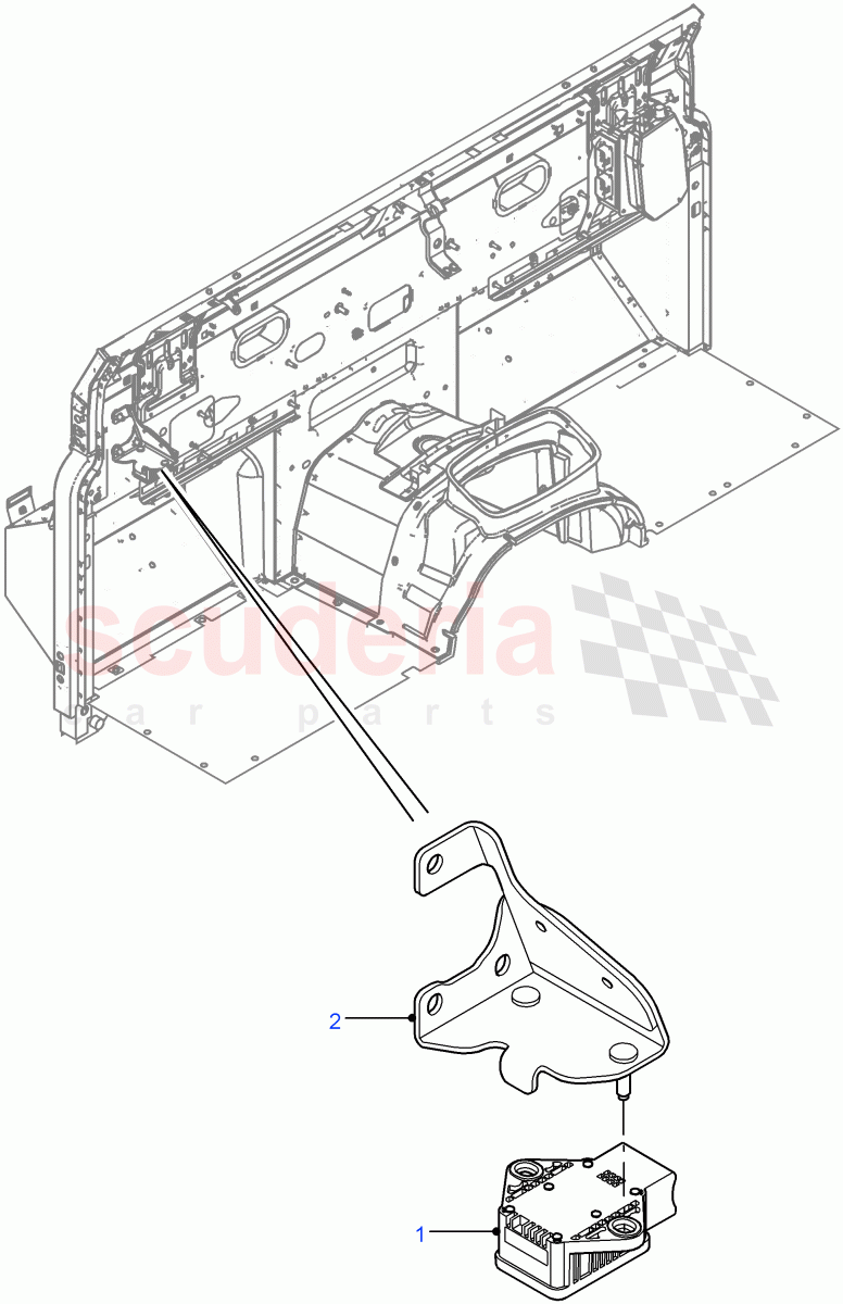 Yaw Sensor ((V) FROMBA000001) of Land Rover Land Rover Defender (2007-2016)