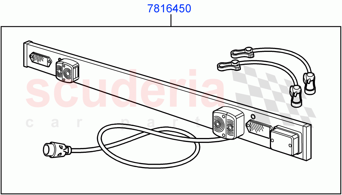 Towing Electrics (Lighting Board, Accessory) of Land Rover Land Rover Range Rover (2012-2021) [5.0 OHC SGDI NA V8 Petrol]