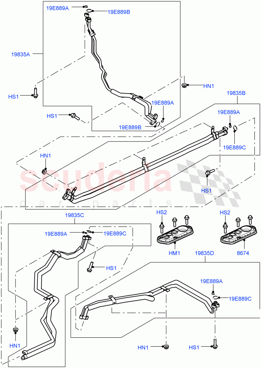 Air Conditioning System (Rear) ((V) FROMAA000001) of Land Rover Land Rover Discovery 4 (2010-2016) [3.0 DOHC GDI SC V6 Petrol]
