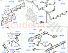 Fuel Injectors And Pipes (4.4L DOHC DITC V8 Diesel) ((V) FROMBA000001)
