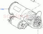Starter Motor (2.0L AJ21D4 Diesel Mid, Itatiaia (Brazil))