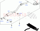 Rear Exhaust System (2.0L I4 Mid DOHC AJ200 Petrol, Halewood (UK), Dual Exh Olet W…
