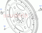 Flywheel (Nitra Plant Build) (3.0L DOHC GDI SC V6 PETROL) ((V) FROMK2000001)