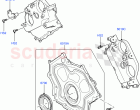 Timing Gear Covers (Nitra Plant Build) (5.0 Petrol AJ133 DOHC CDA) ((V) FROMM20000…