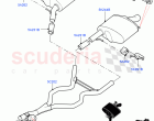 Rear Exhaust System (3.0L AJ20D6 Diesel High) ((V) FROMLA000001)