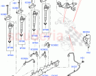 Fuel Injectors And Pipes (Solihull Plant Build) (2.0L I4 DSL HIGH DOHC AJ200, 2.0L…