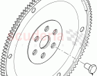 Flywheel (2.0L 16V TIVCT T/C 240PS Petrol)
