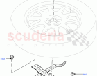 Spare Wheel Carrier (Spare Wheel - Conventional Alloy, Spare Wheel - Reduced Secti…