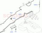 Fuel Lines (Rear) (2.0L AJ20D4 Diesel Mid PTA, Halewood (UK), 2.0L AJ20D4 Diesel H…