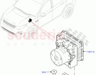 Anti-Lock Braking System (ABS Modulator) (Halewood (UK), Less Electric Engine Batt…