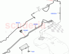 Fuel Lines (Rear) (2.0L AJ20D4 Diesel Mid PTA, Halewood (UK), 2.0L AJ20D4 Diesel L…