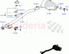 Rear Exhaust System (Nitra Plant Build) (3.0L AJ20D6 Diesel High, ULEV 125 Emissio…