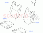 Rear Seat Covers (Solihull Plant Build, Row 3) (Grained Cloth, Version - Core, Wit…