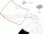 Windscreen/Inside Rear View Mirror (Nitra Plant Build) ((V) FROMK2000001)