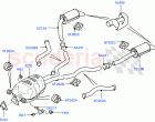 Rear Exhaust System (3.0 V6 Diesel, Euro Stage 4 Emissions) ((V) FROMAA000001)