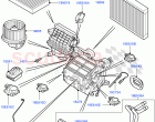 Heater/Air Cond.Internal Components ((V) TO9A999999)