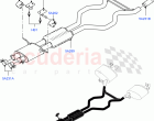 Exhaust System (Middle Section) (3.0L DOHC GDI SC V6 PETROL) ((V) FROMEA134601, (V…