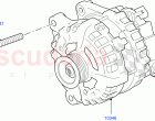 Alternator And Mountings (Solihull Plant Build) (2.0L I4 DSL MID DOHC AJ200, 2.0L …