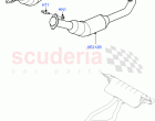 Front Exhaust System (Nitra Plant Build) (5.0 Petrol AJ133 DOHC CDA, Proconve L6 E…
