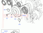 Pulleys And Drive Belts (Solihull Plant Build) (2.0L I4 Mid DOHC AJ200 Petrol, 2.0…