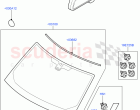 Windscreen/Inside Rear View Mirror ((V) FROMAA000001)